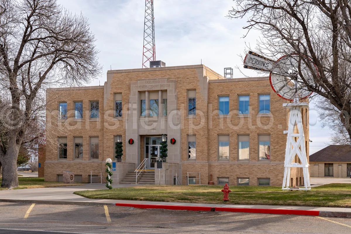 Spearman, Texas, Hansford County Courthouse A4-28277