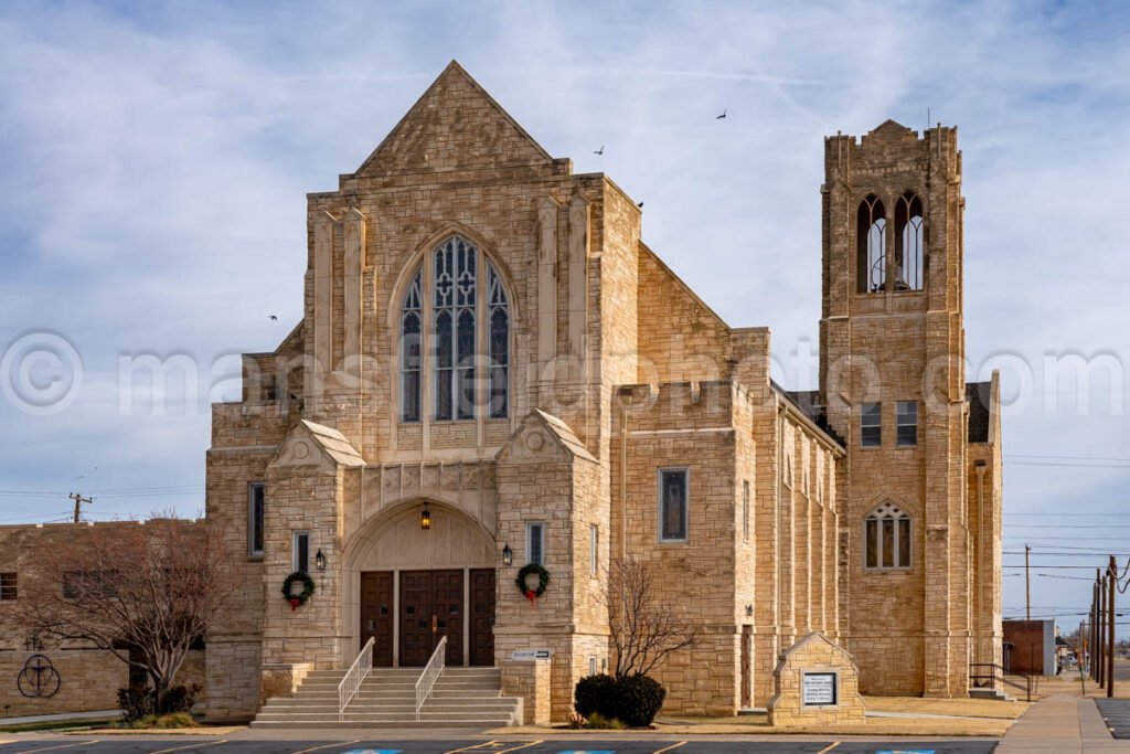 First Methodist Church in Perryton, Texas A4-28300 - Mansfield Photography