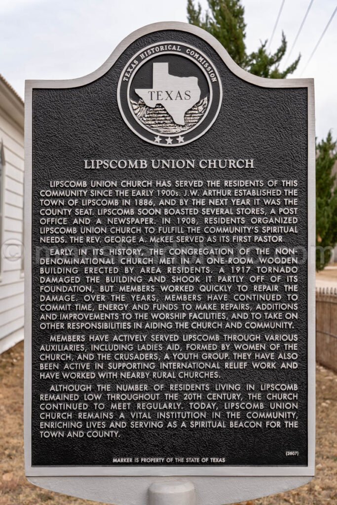 Lipscomb Union Church in Lipscomb, Texas A4-28352 - Mansfield Photography