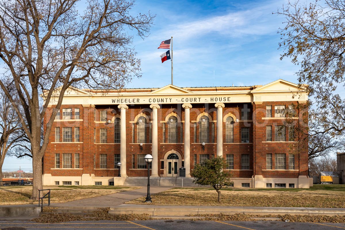 Wheeler, Texas, Wheeler County Courthouse A4-28402