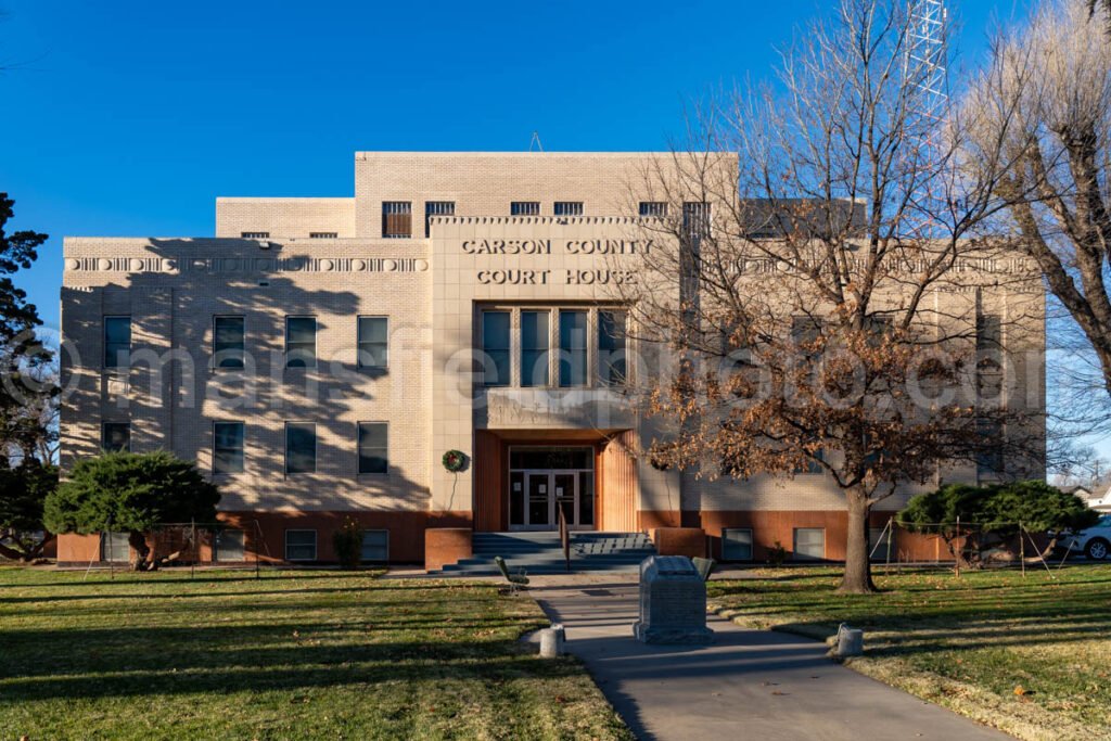 Panhandle, Texas, Carson County Courthouse A4-28472 - Mansfield Photography