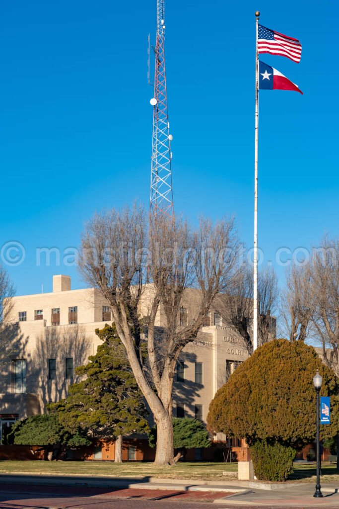 Panhandle, Texas, Carson County Courthouse A4-28475 - Mansfield Photography