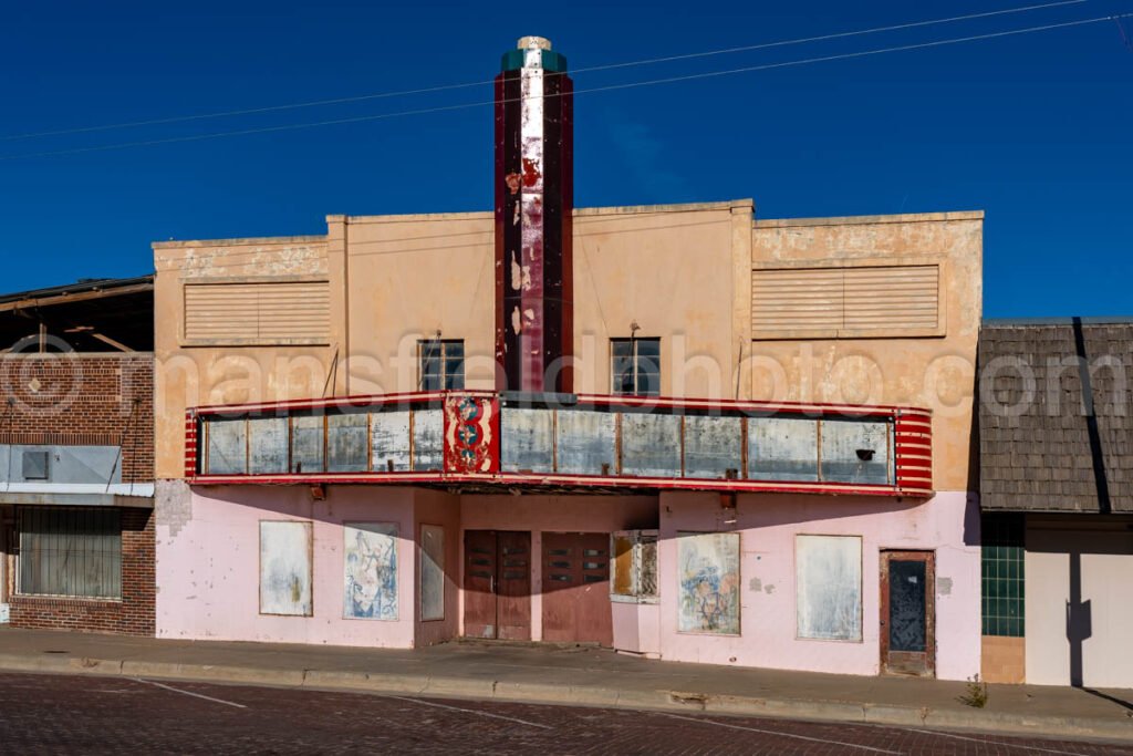 Old Theatre in Pampa, Texas A4-28518 - Mansfield Photography