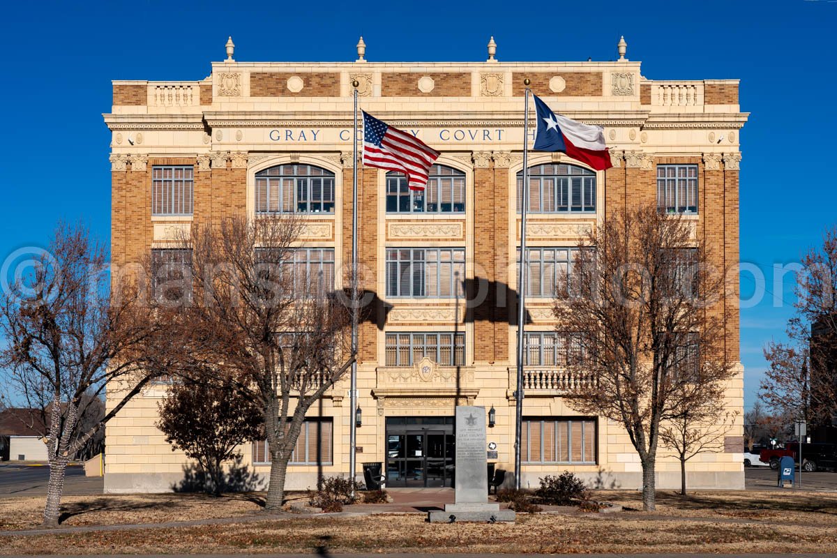 Pampa, Texas, Gray County Courthouse A4-28535