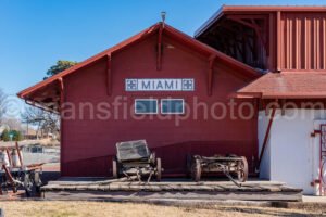 Old Train Depot In Miami, Texas A4-28545 - Mansfield Photography
