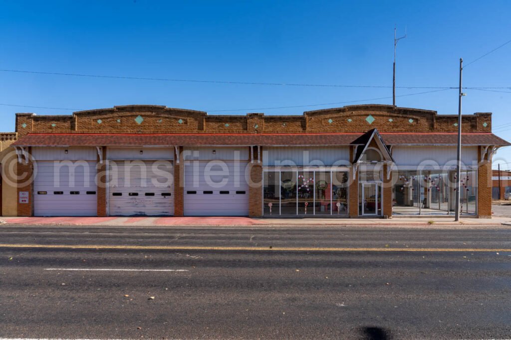 Old Fire Station in Shamrock, Texas A4-28591 - Mansfield Photography