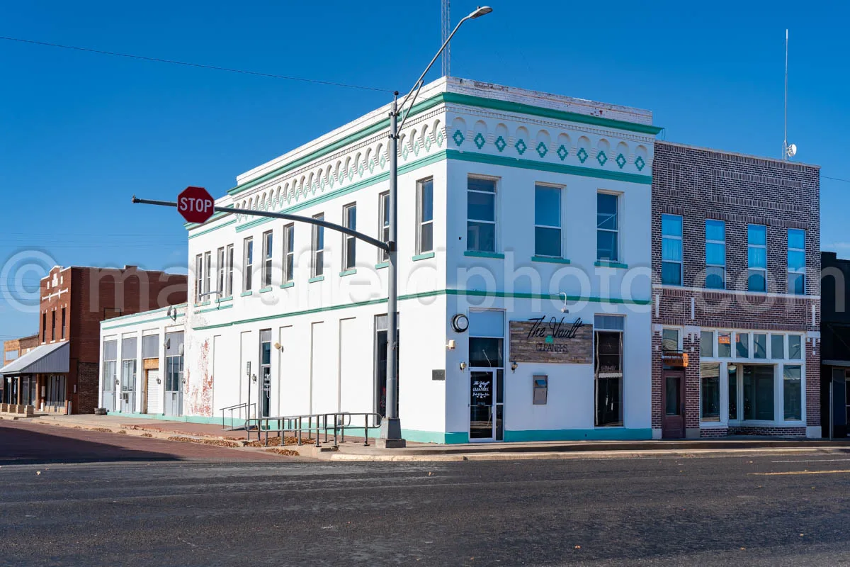 Old Bank in Shamrock, Texas A4-28604