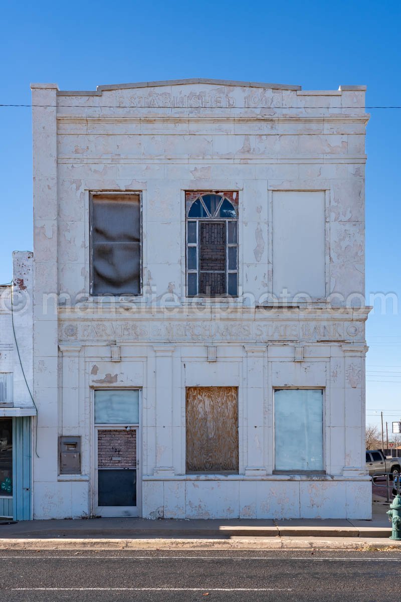 Old Bank in Shamrock, Texas A4-28611