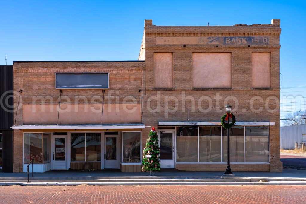 Old Bank in Wellington, Texas A4-28629 - Mansfield Photography