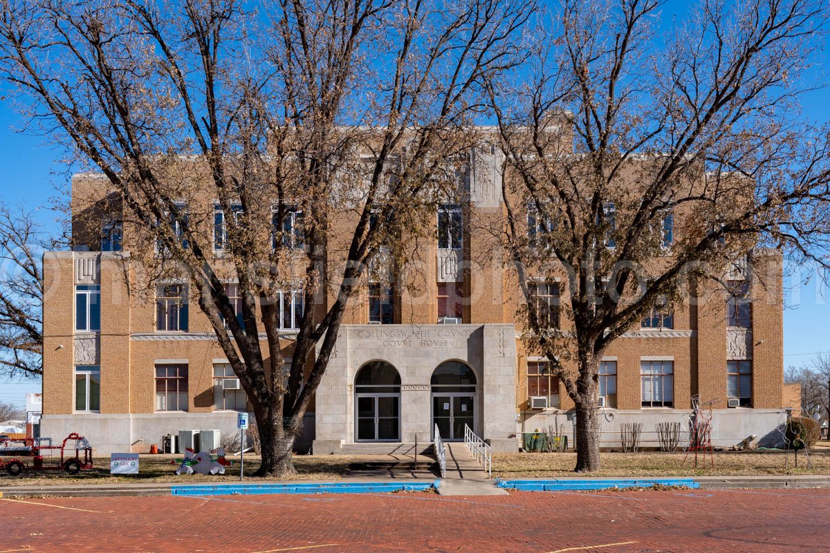 Wellington, Texas, Collingsworth County Courthouse A4-28631