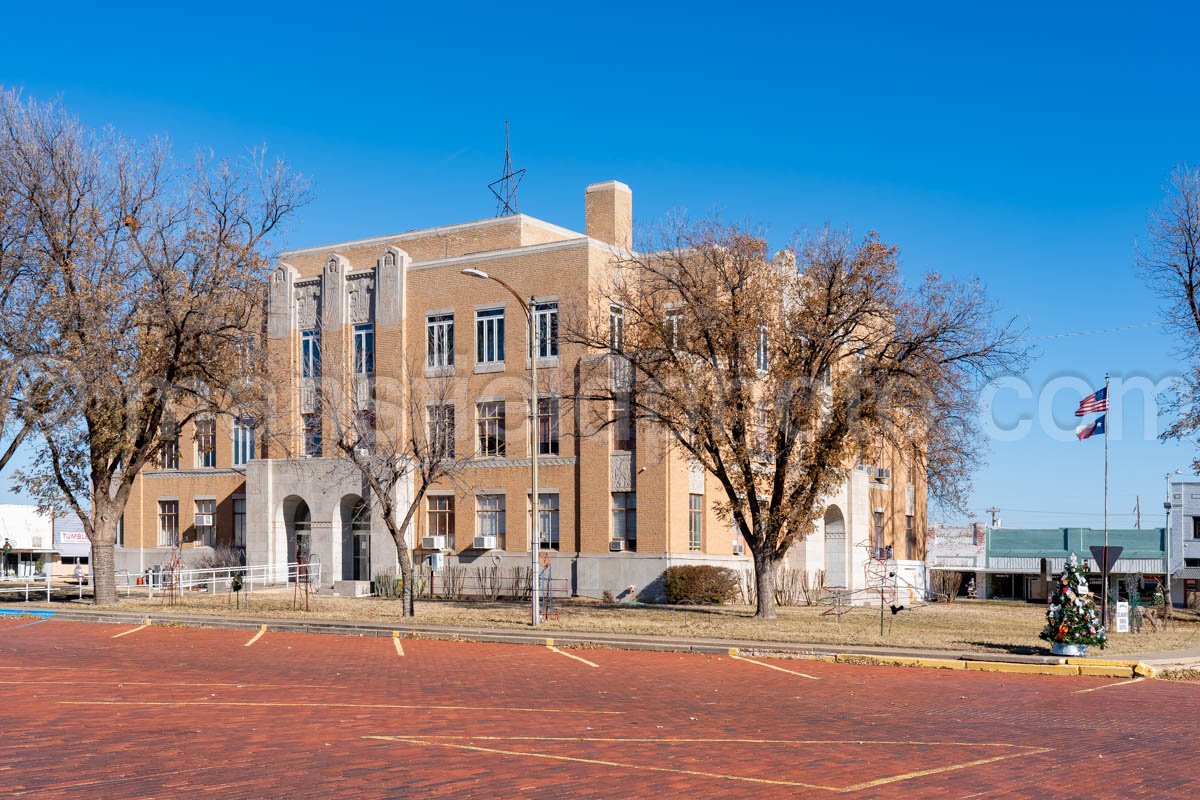 Wellington, Texas, Collingsworth County Courthouse A4-28632