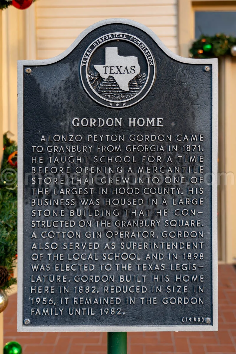Historic Gordon Home In Granbury, Texas A4-28644