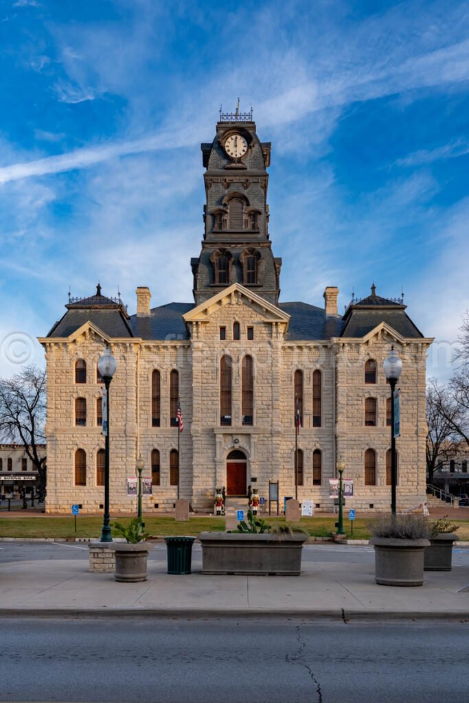 Granbury, Texas, Hood County Courthouse A4-28649 - Mansfield Photography