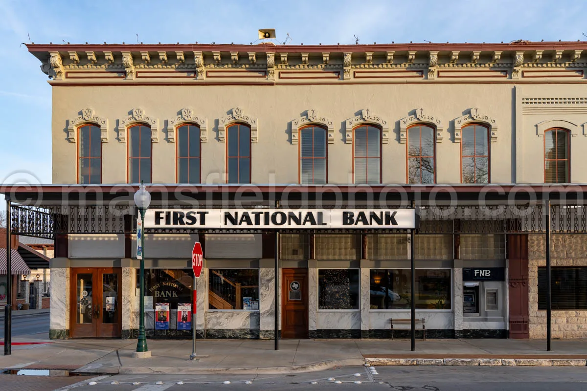 Historic First National Bank In Granbury, Texas A4-28668