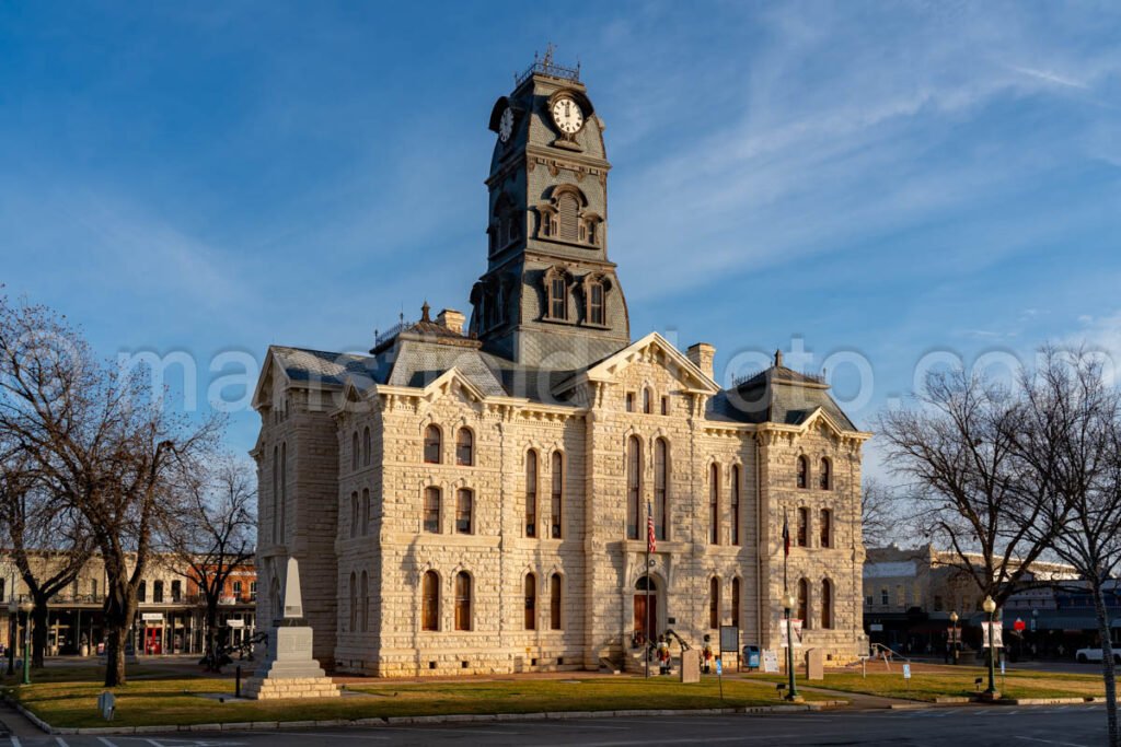 Granbury, Texas, Hood County Courthouse A4-28685 - Mansfield Photography