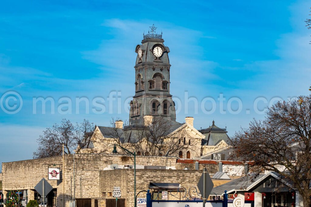 Granbury, Texas, Hood County Courthouse A4-28698 - Mansfield Photography