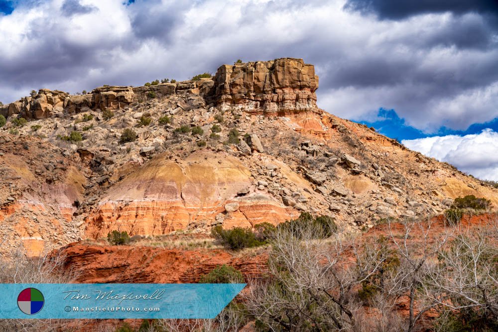 Cliff in Palo Duro Canyon