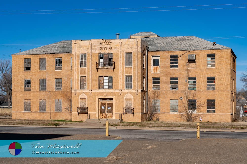 Old Worley Hospital in Pampa, Texas