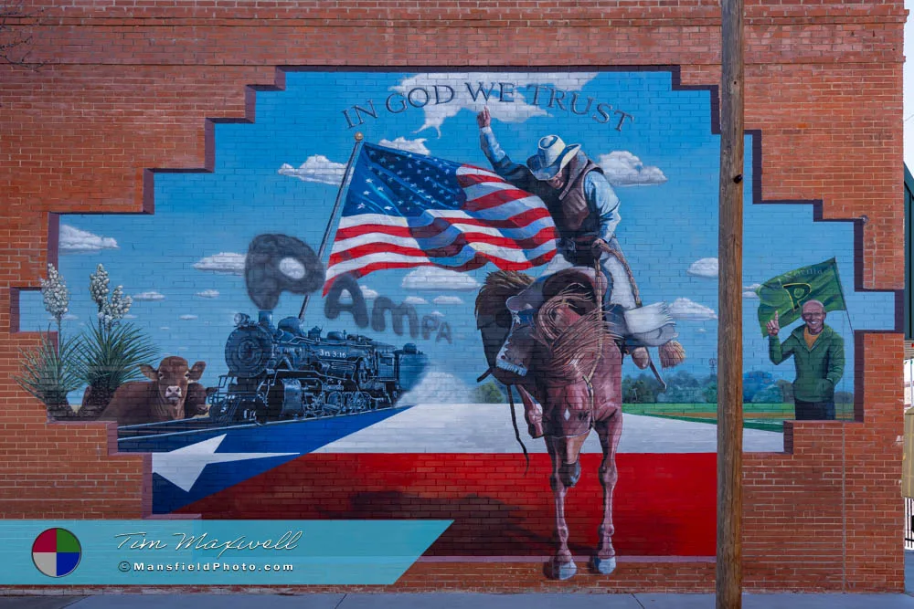 Mural in Pampa, Texas