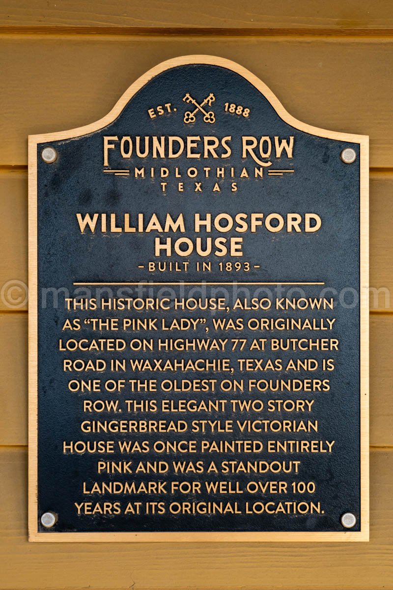 Historic William Hosford House in Midlothian, Texas A4-28732