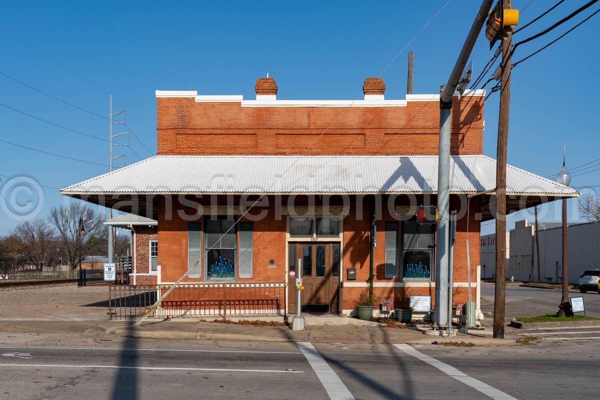 Old Train Depot in Ennis, Texas A4-28761