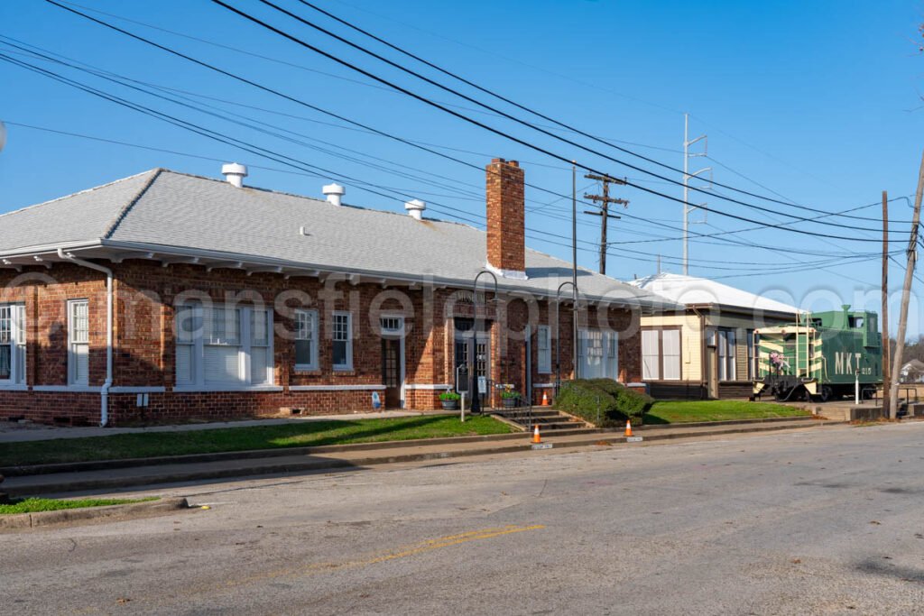 Old Train Depot in Ennis, Texas A4-28762 - Mansfield Photography