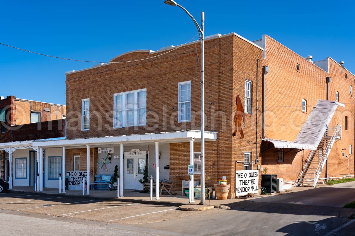 Historic Queen Theatre in Ferris, Texas A4-28801