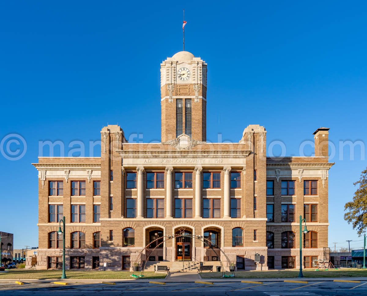 Cleburne, Texas, Johnson County Courthouse A4-28818