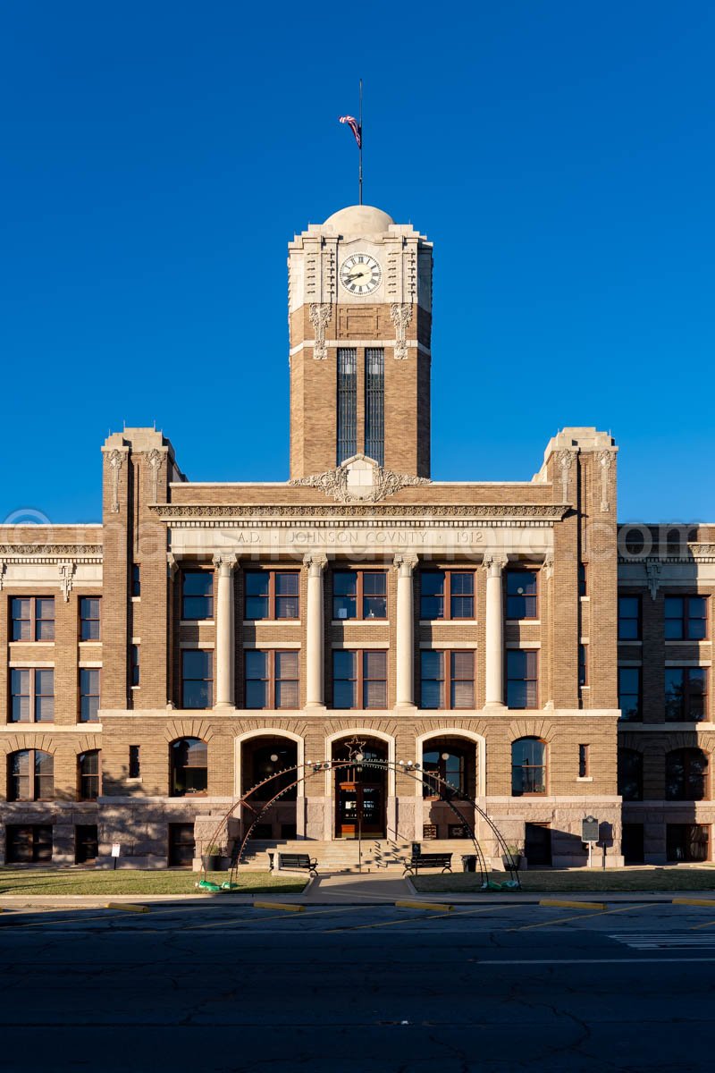 Cleburne, Texas, Johnson County Courthouse A4-28820