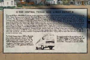 Bus Depot In Cleburne, Texas A4-28827 - Mansfield Photography