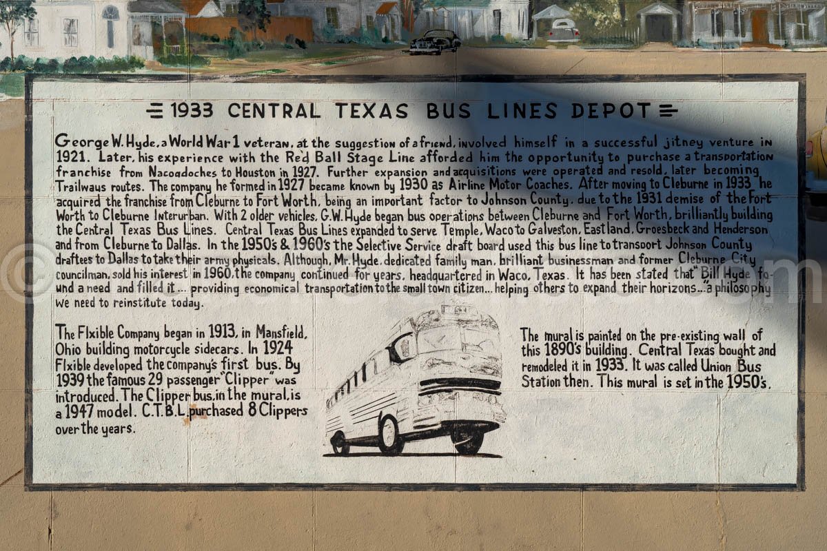 Bus Depot in Cleburne, Texas A4-28827