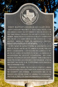 First Baptist Church In Cleburne, Texas A4-28840 - Mansfield Photography