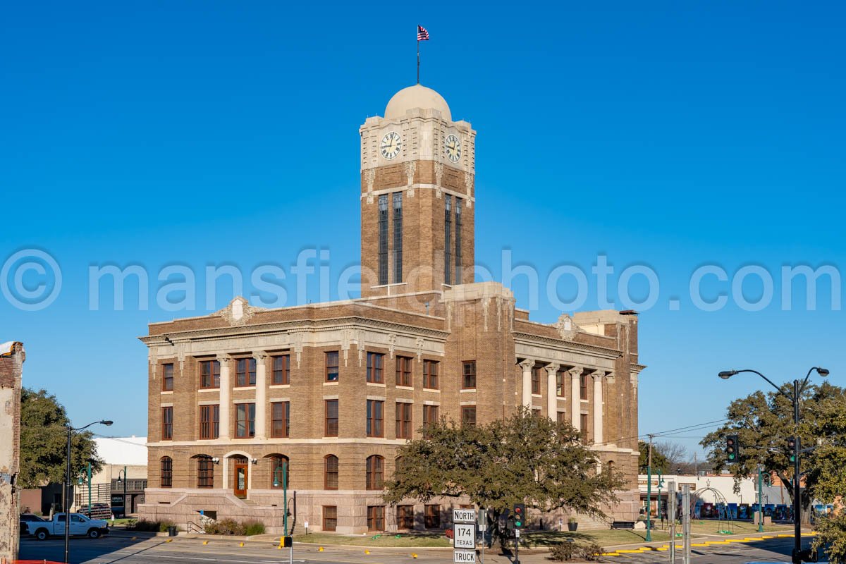 Cleburne, Texas, Johnson County Courthouse A4-28847