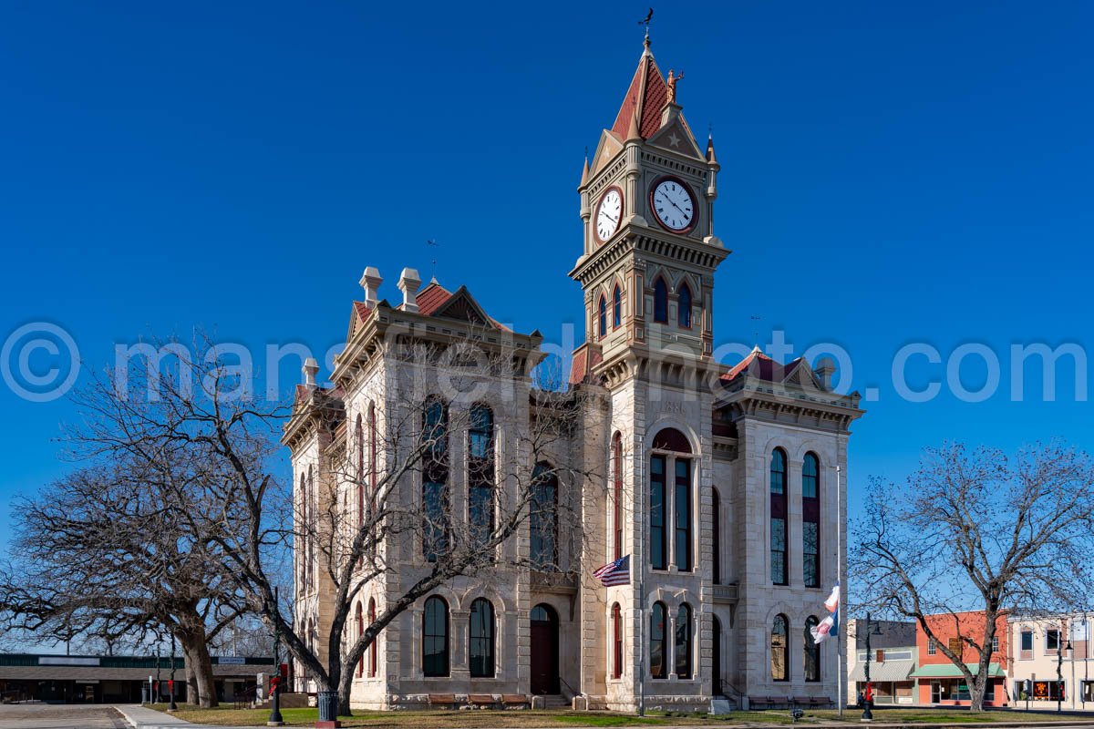 Meridian, Texas, Bosque County Courthouse A4-28884