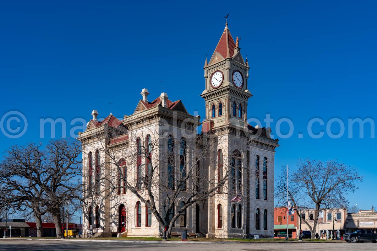 Meridian, Texas, Bosque County Courthouse A4-28885