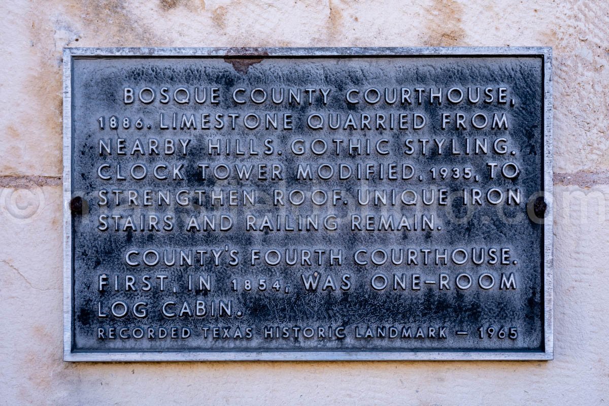 Meridian, Texas, Bosque County Courthouse A4-28895