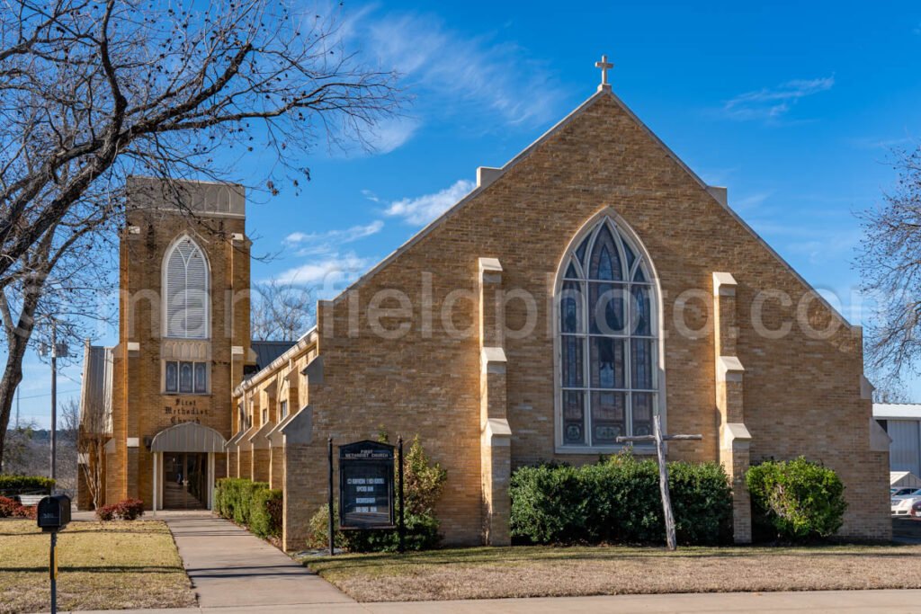 First Methodist Church in Meridian, Texas A4-28900 - Mansfield Photography