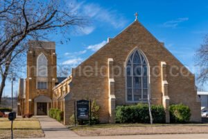 First Methodist Church In Meridian, Texas A4-28900 - Mansfield Photography