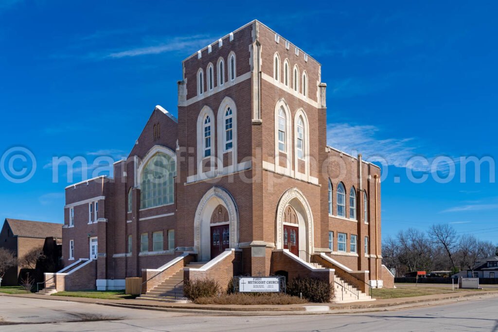 First Methodist Church in Hillsboro, Texas A4-28947 - Mansfield Photography