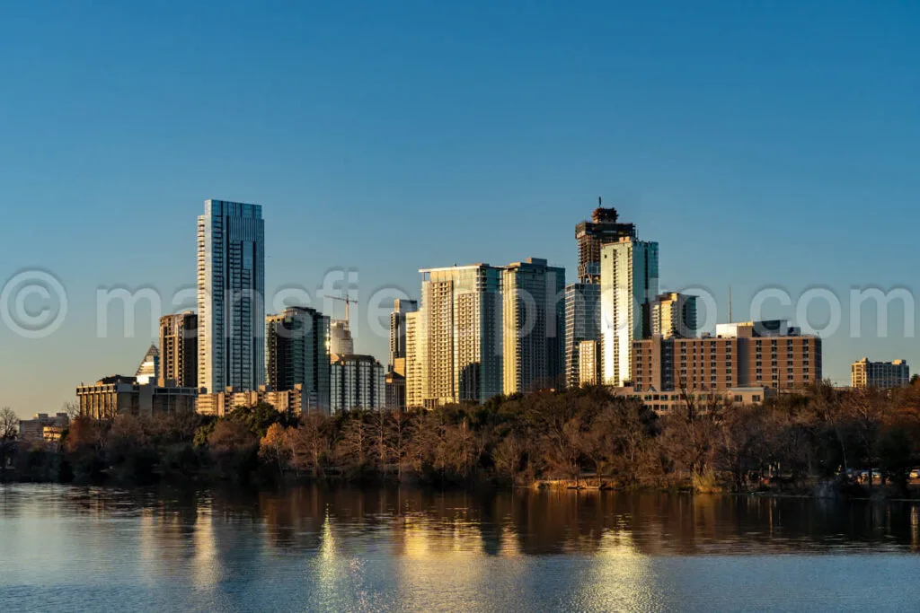 Cityscape in Austin, Texas A4-28986 - Mansfield Photography