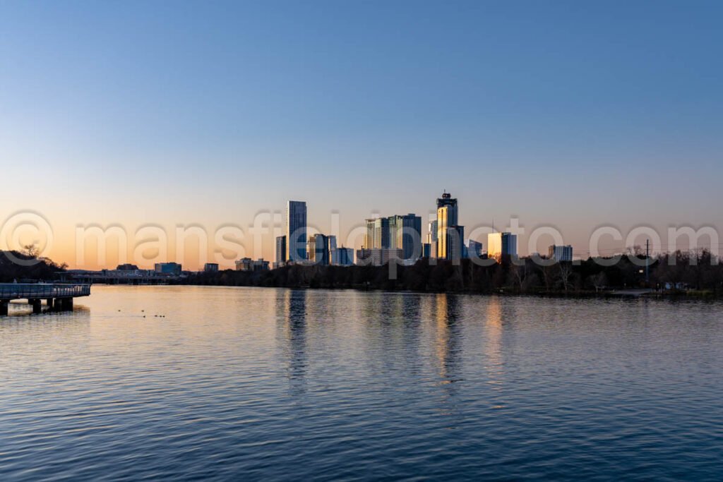 Cityscape in Austin, Texas A4-29009 - Mansfield Photography