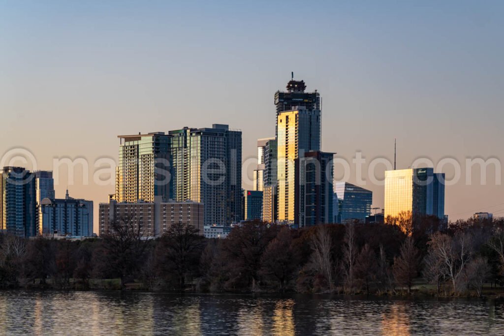 Cityscape in Austin, Texas A4-29014 - Mansfield Photography