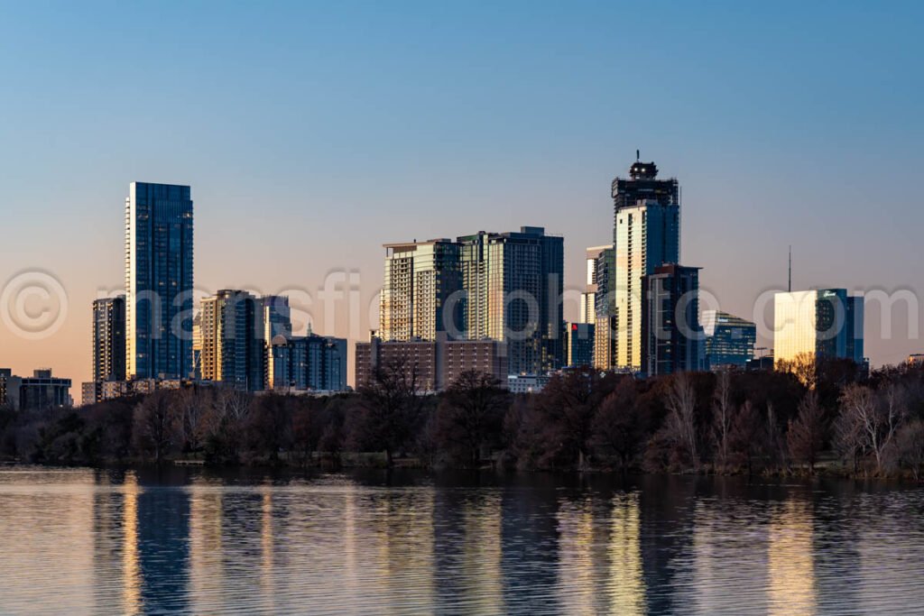 Cityscape in Austin, Texas A4-29019 - Mansfield Photography