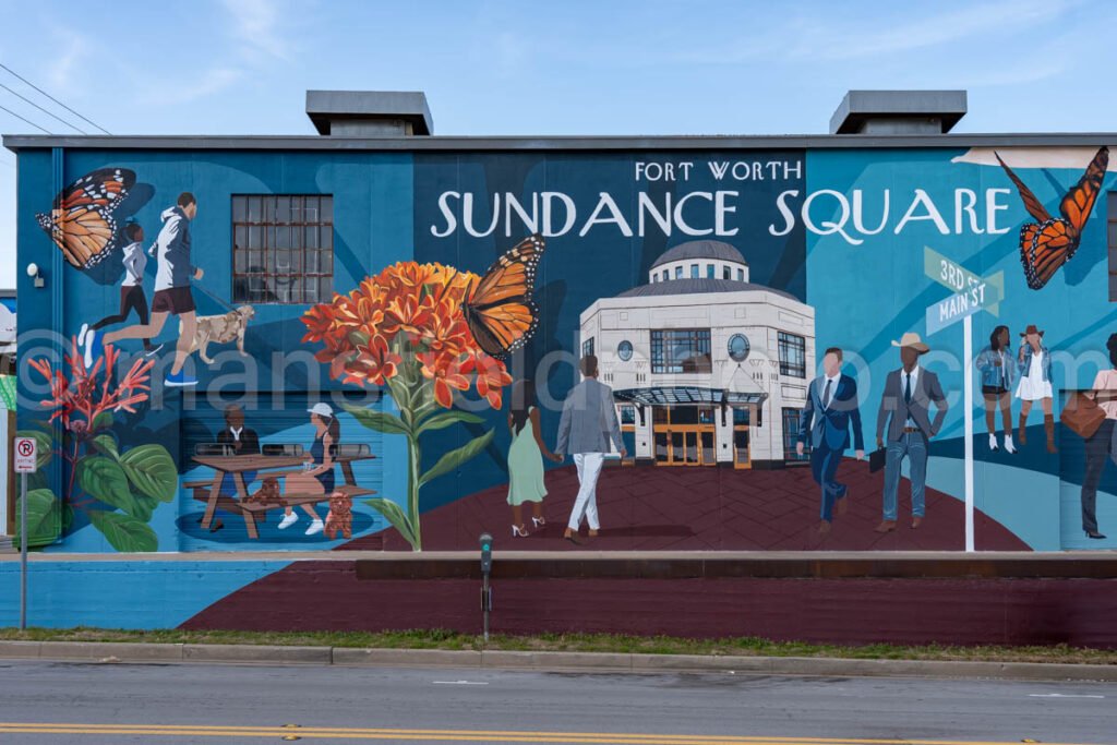 Mural in Fort Worth, Texas A4-29037 - Mansfield Photography