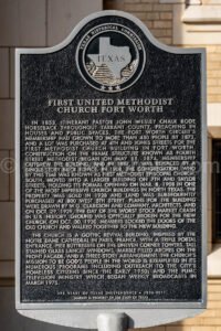 First United Methodist Church In Fort Worth, Texas A4-29064 - Mansfield Photography