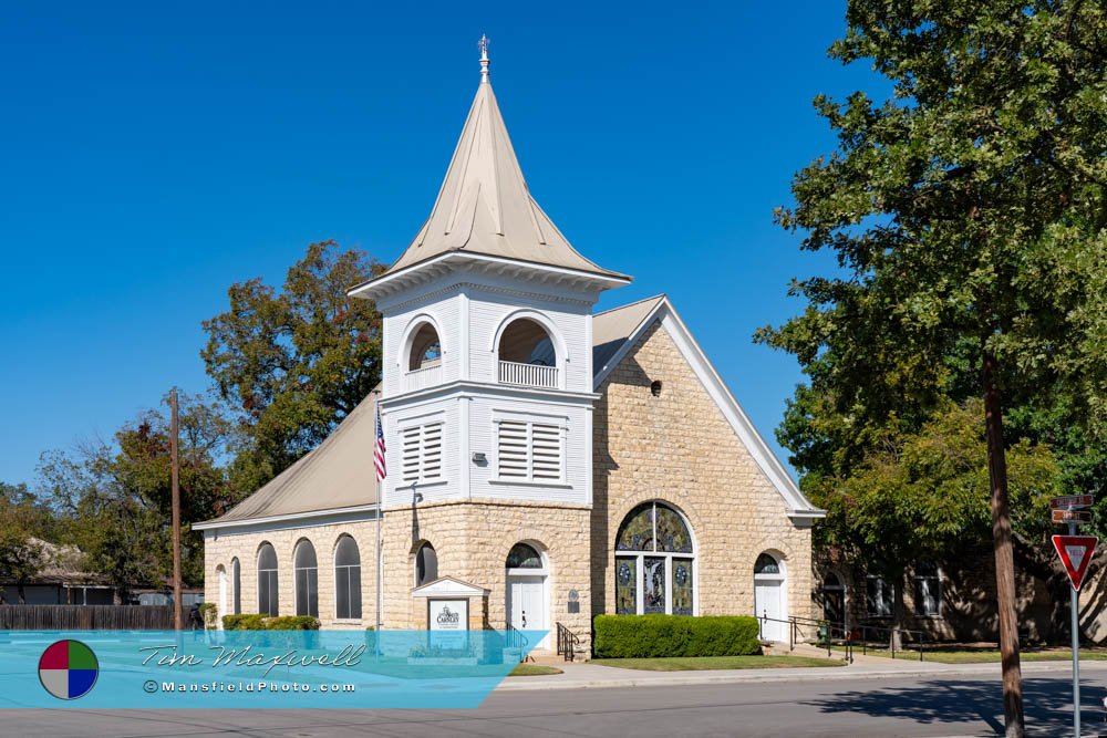 After Wires and Cables Were Removed from the Central Christian Church