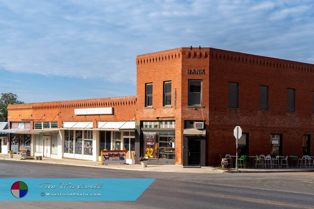 Old Bank in Cross Plains, Texas