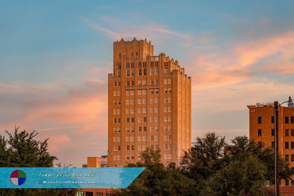 After Wires and Cables Were Removed from the Hotel Wooten in Abilene, Texas