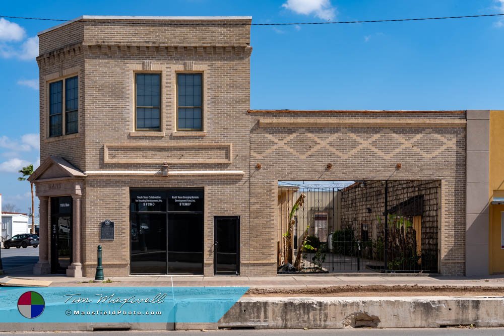 Old Cameron County Bank in La Feria, Texas