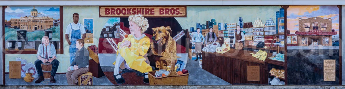 Brookshire Bros Mural in Lufkin, Texas A4-29450